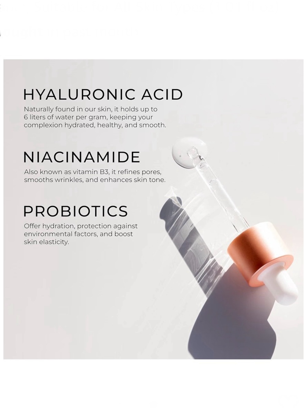(2 Pack) Yepoda The Hero Repair Probiotic Niacinamide Face Serum 1.01 Fl Oz NEW - Picture 4 of 7